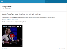 Tablet Screenshot of dailypostal.com